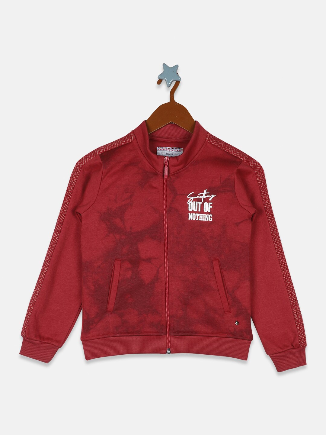 

Monte Carlo Girls Maroon Printed Sweatshirt