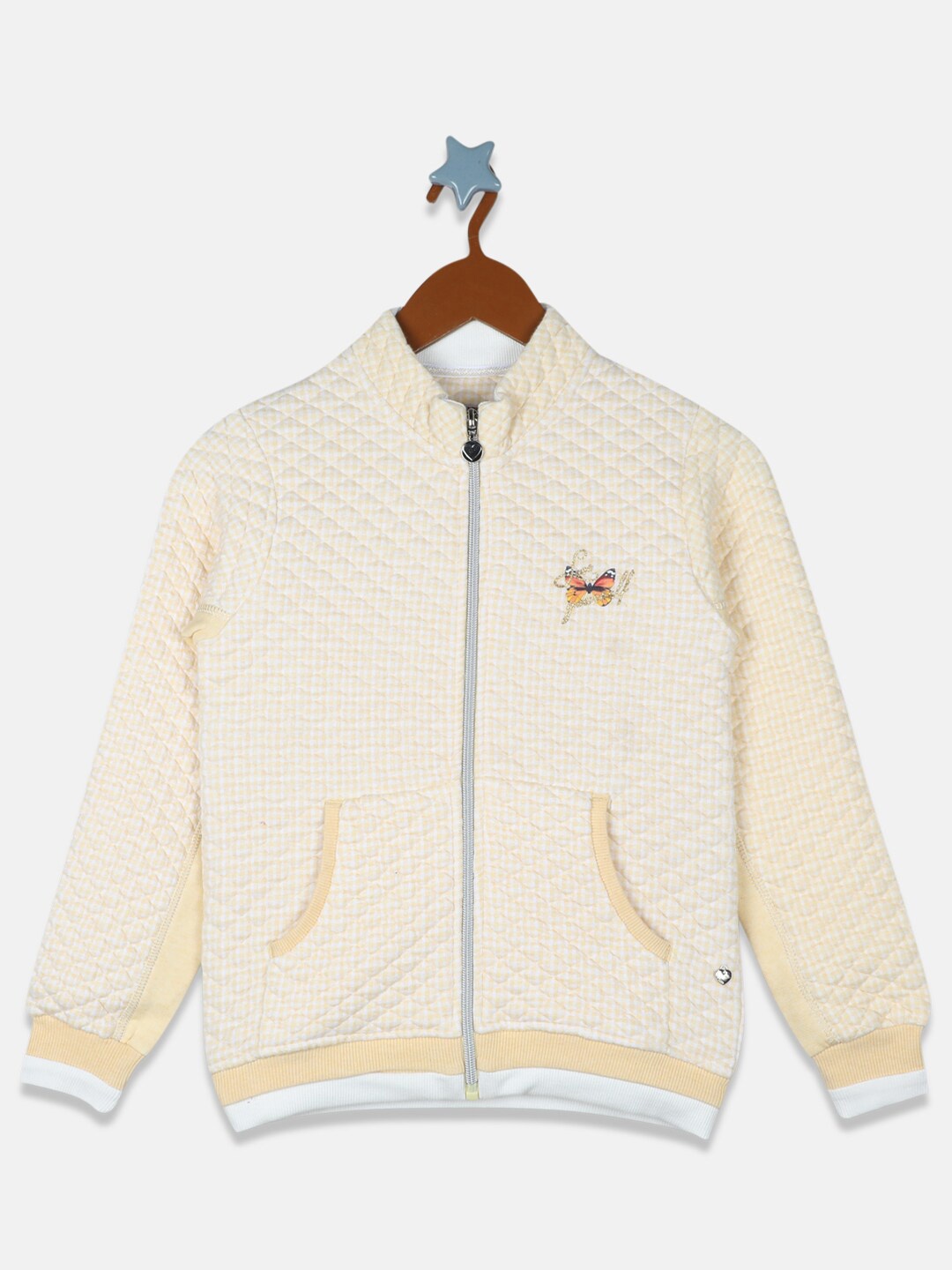 

Monte Carlo Girls Cream Textured Sweatshirt