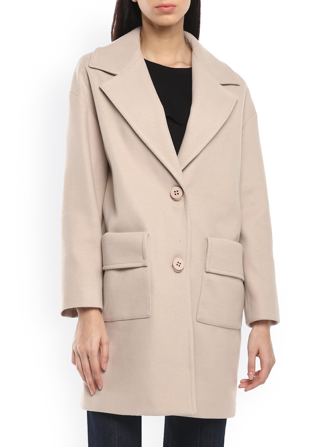 

Rinascimento Women Beige Overcoat