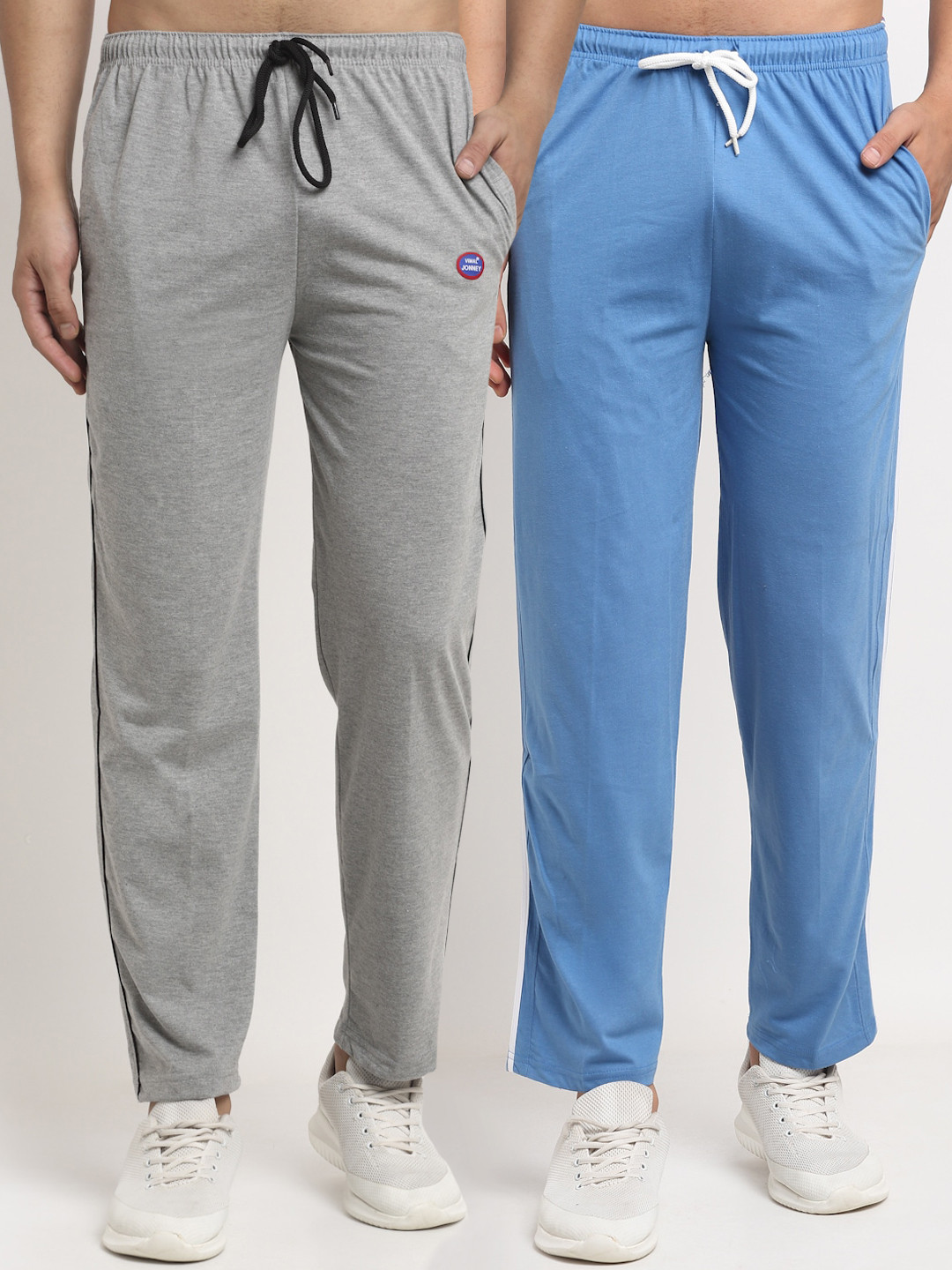 

VIMAL JONNEY Men Pack Of 2 Track Pants, Grey