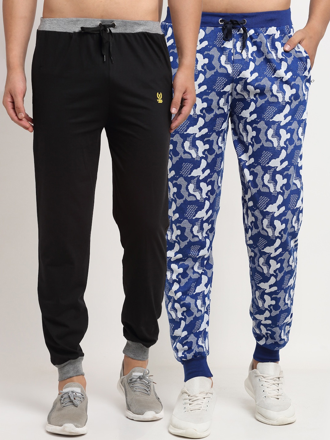 

VIMAL JONNEY Men Pack Of 2 Joggers, Blue
