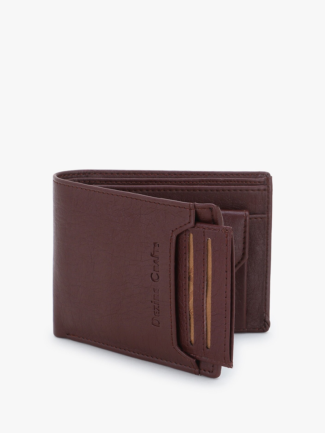 

Dezire Crafts Men Brown Two Fold Wallet