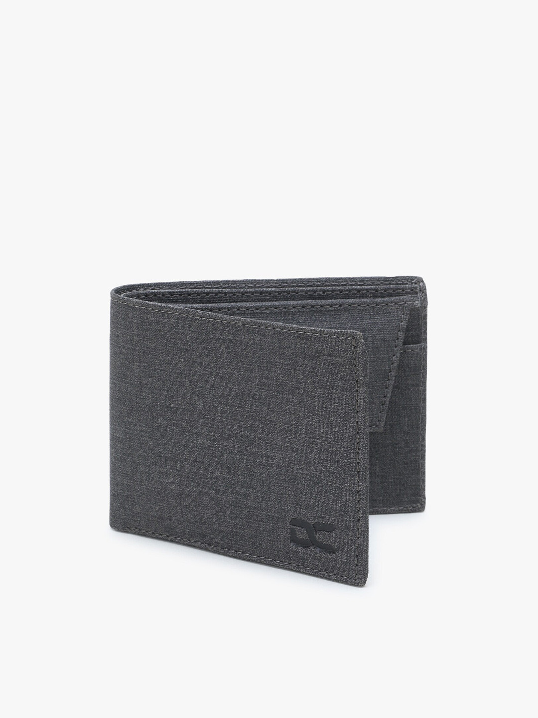 

Dezire Crafts Men Grey Textured Two Fold Wallet