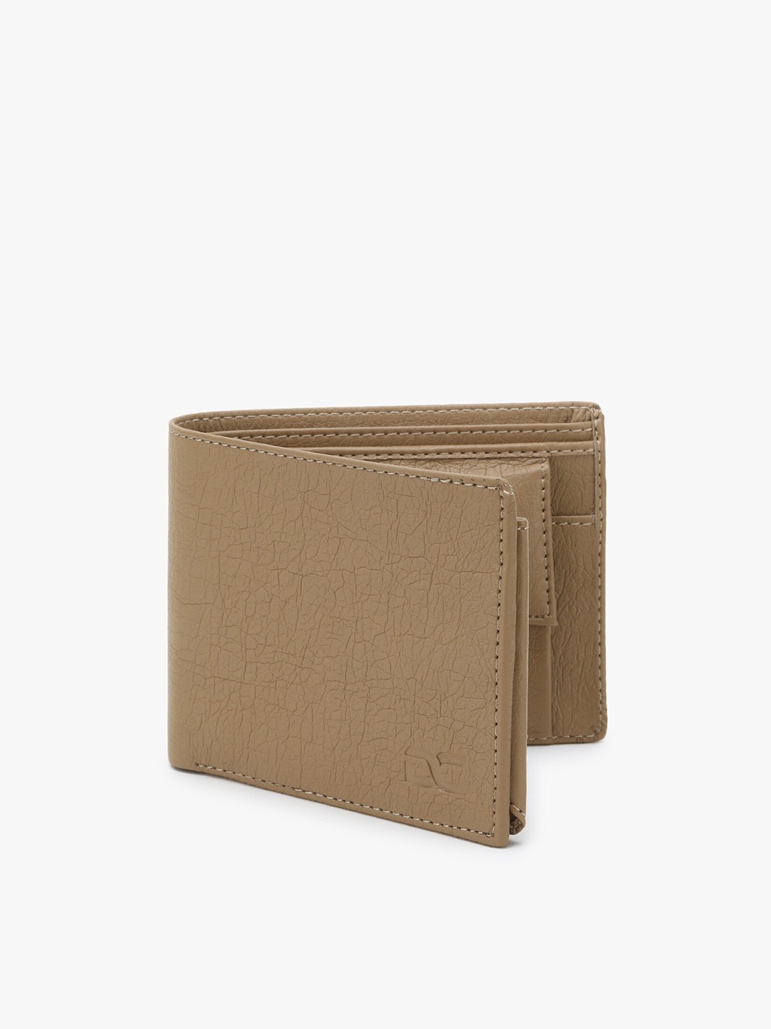 

Dezire Crafts Men Beige Bi-Fold Two Fold Wallet