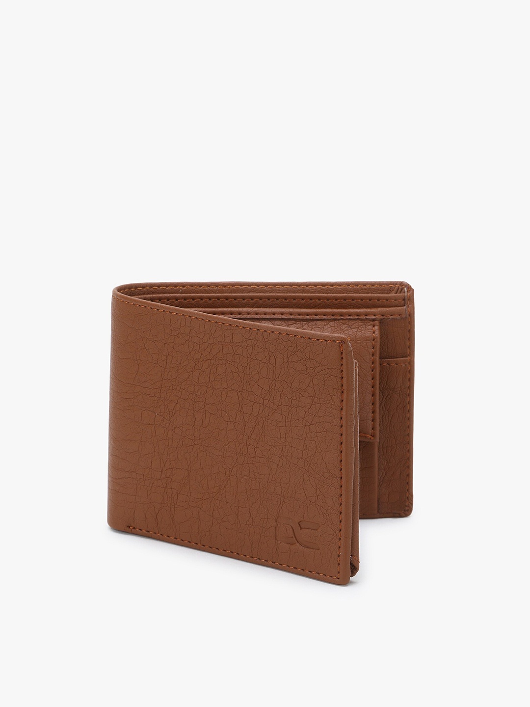 

Dezire Crafts Men Tan Brown Bi-Fold Two Fold Wallet