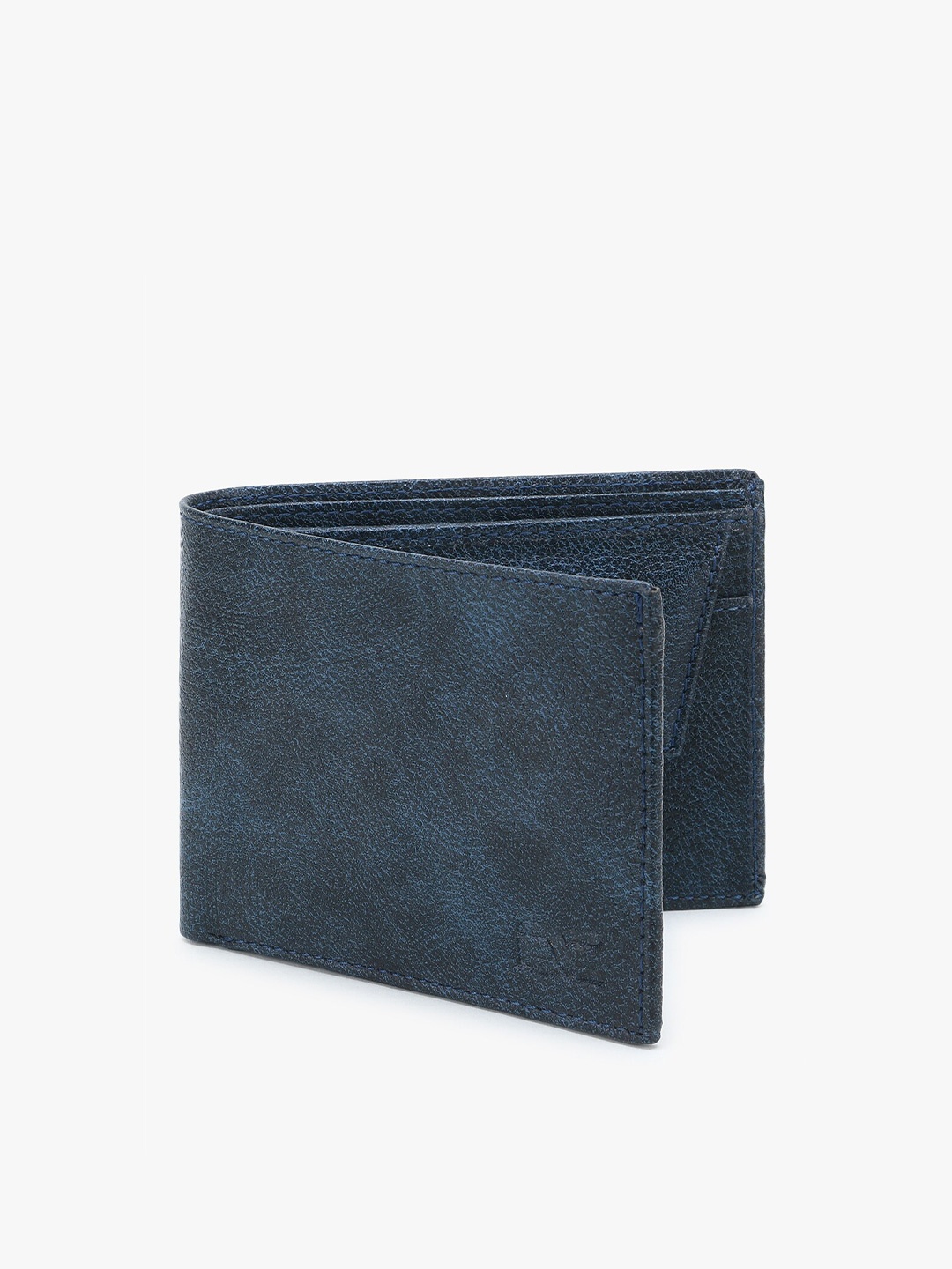 

Dezire Crafts Men Blue Textured Two Fold Wallet