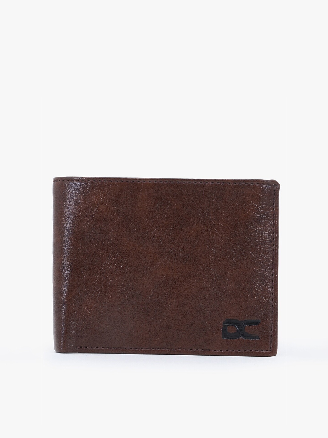 

Dezire Crafts Men Brown Textured PU Two Fold Wallet