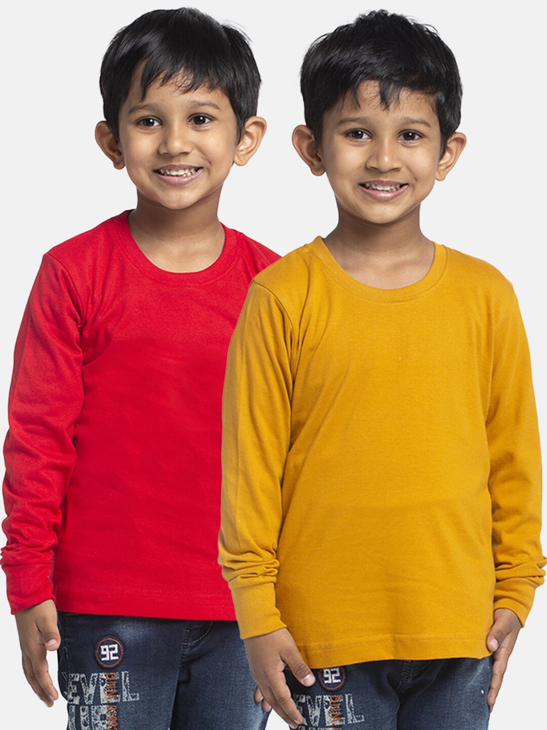 

Friskers Boys Pack Of 2 T-shirt, Red
