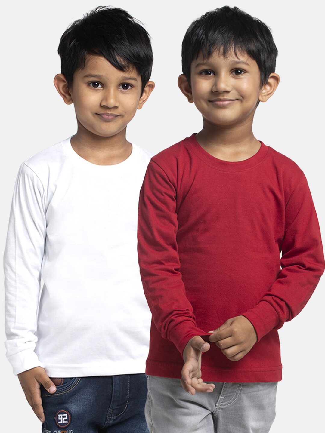 

Friskers Boys Pack Of 2 Pure Cotton T-shirts, White