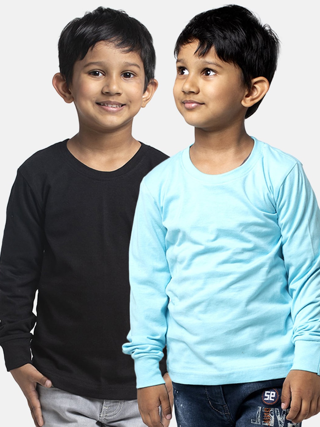 

Friskers Boys Pack Of 2 Pure Cotton T-shirts, Black