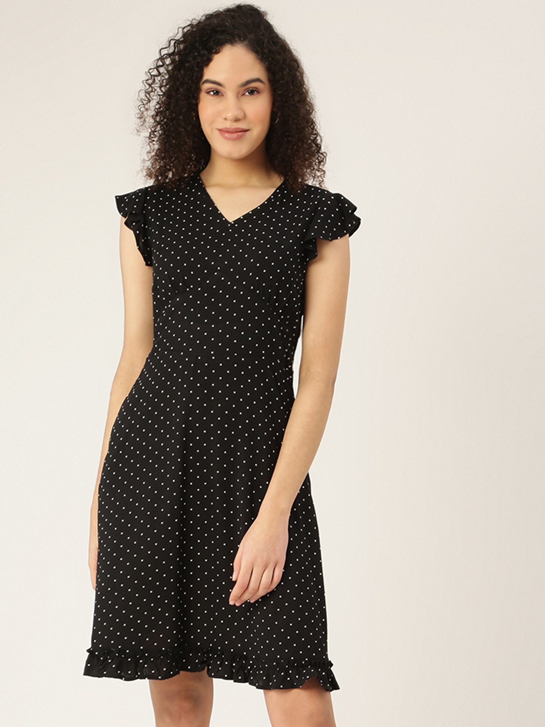 

BRINNS Black Printed Dress