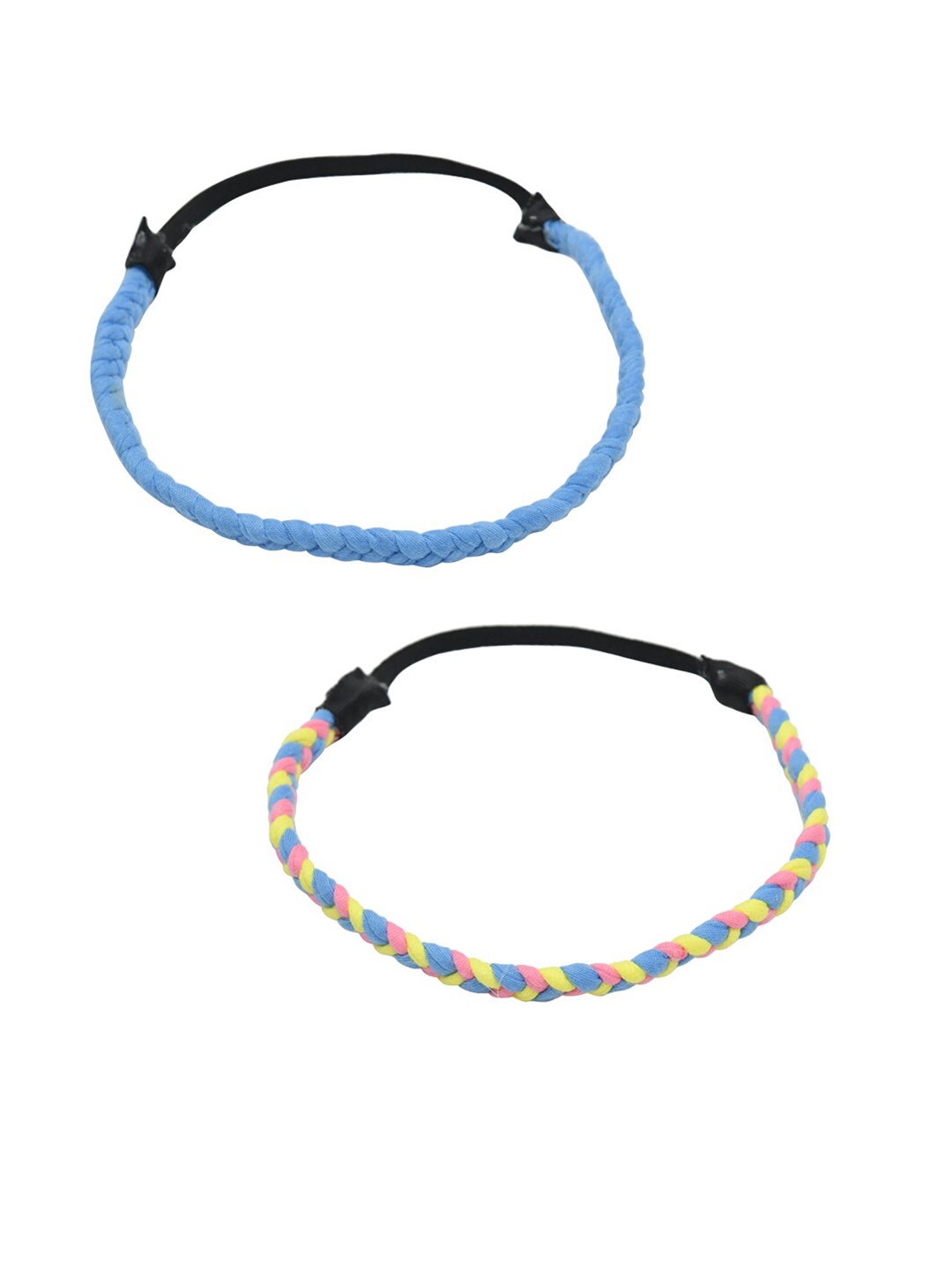 

FUNKRAFTS Girls Blue & Multicoloured Set of 2 Hairbands
