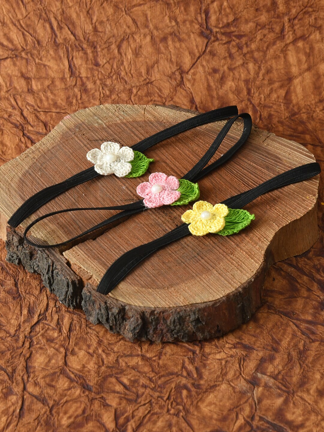 

FUNKRAFTS Girls Multi Colored Pack Of 3 Hairband