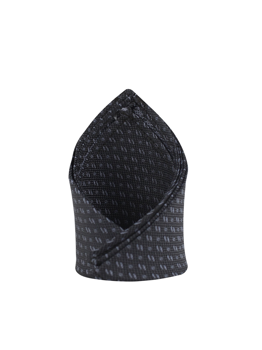 

KOVOVE Men Black Self-Designed Pocket Square