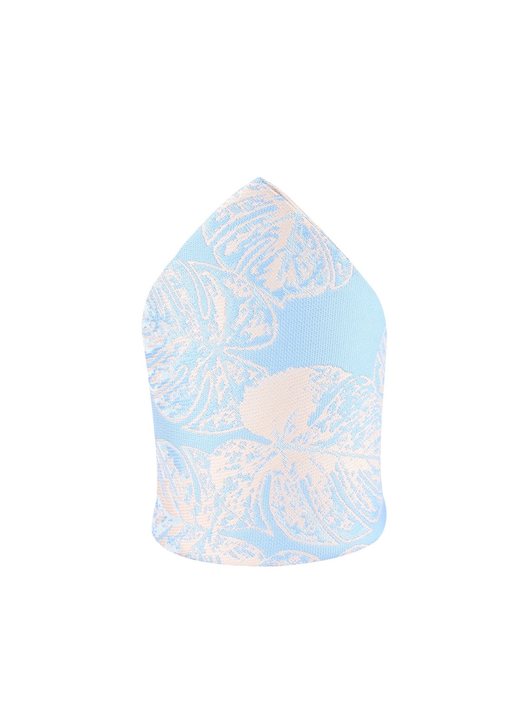 

KOVOVE Men Blue & Pink Self-Designed Pocket Square