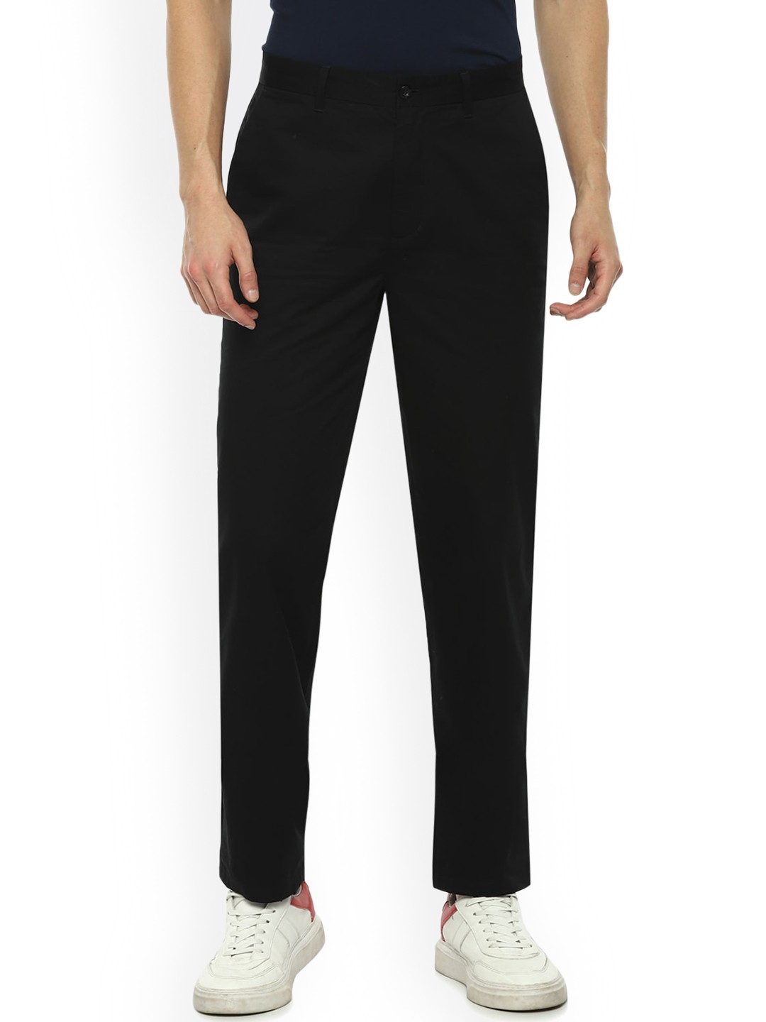 

Fred Perry Men Black Casual Trousers