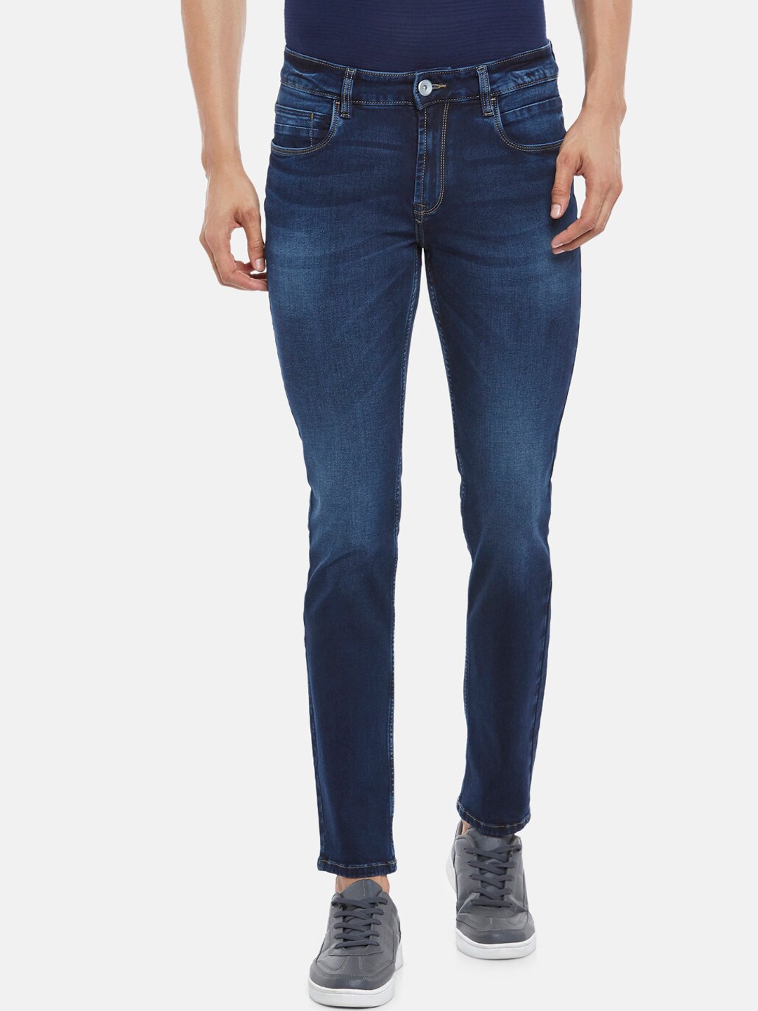 

SF JEANS by Pantaloons Men Blue Slim Fit Light Fade Jeans