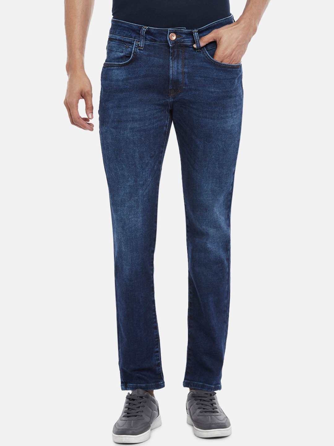 

SF JEANS by Pantaloons Men Blue Slim Fit Light Fade Jeans