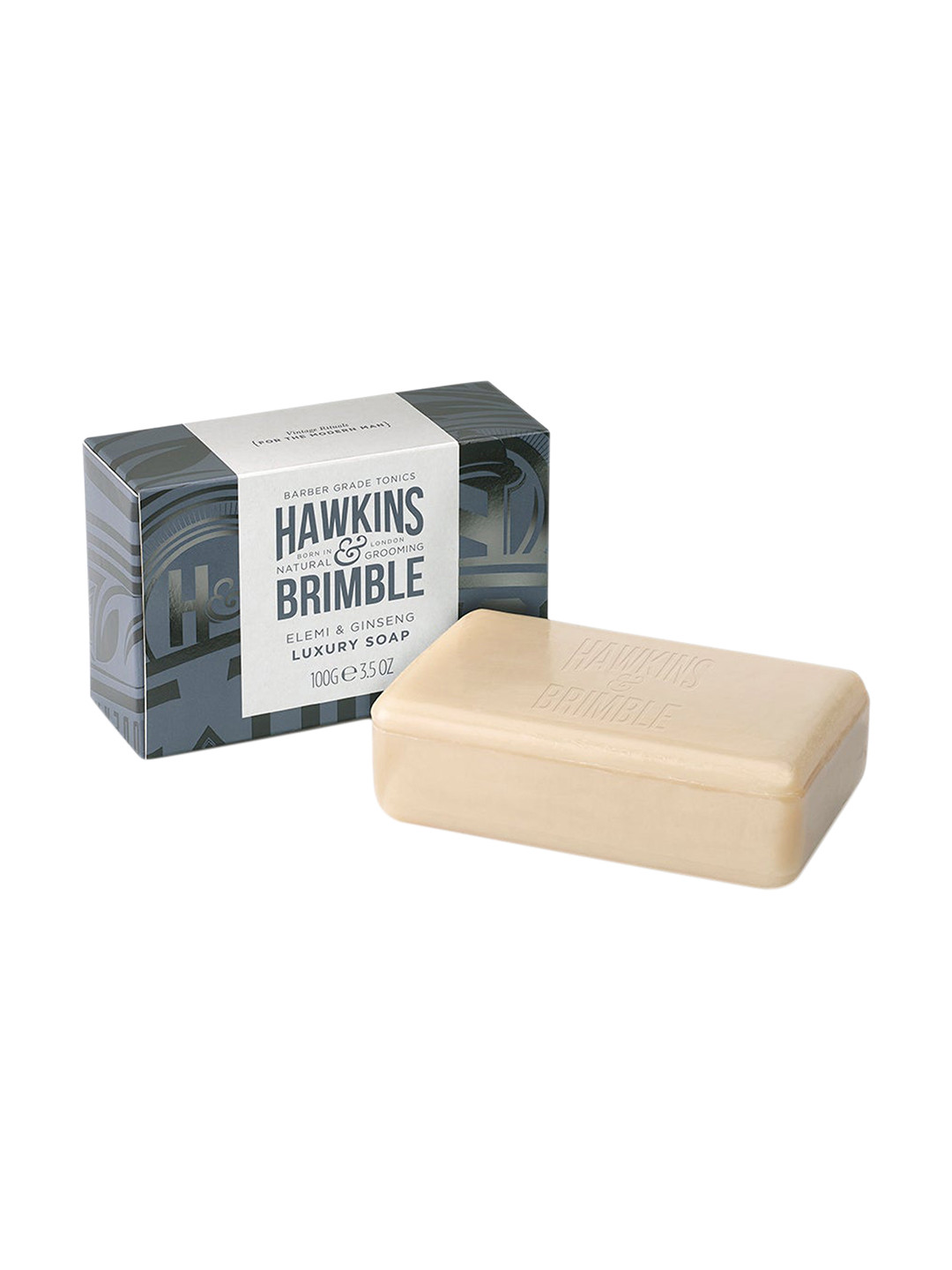 

Hawkins & Brimble Luxury Soap Bar with Elemi & Ginseng 100 g, Cream