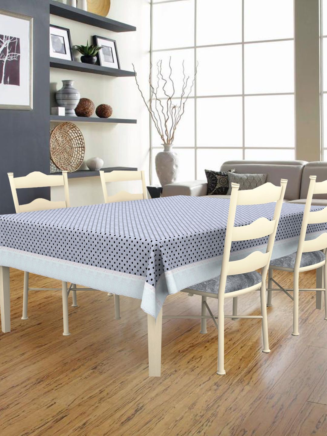 

BIANCA Silver-toned Transparent Easy Clean Vinyl PVC Table Cover