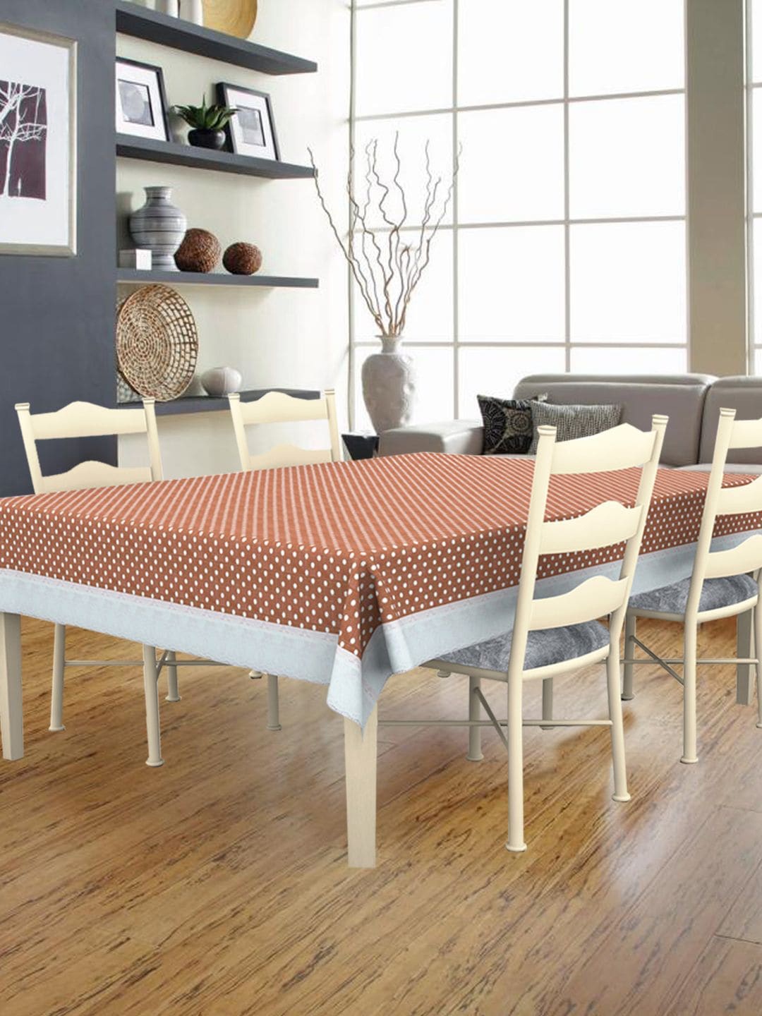 

BIANCA Rust Printed 8 Seater Table Cloth