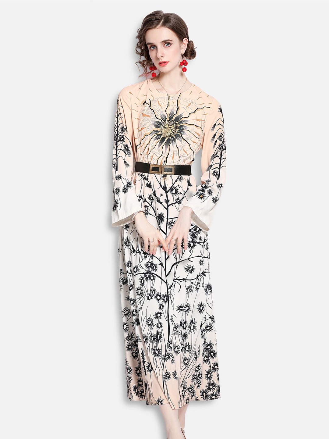 

JC Collection Multicoloured Floral Maxi Midi Dress, Multi