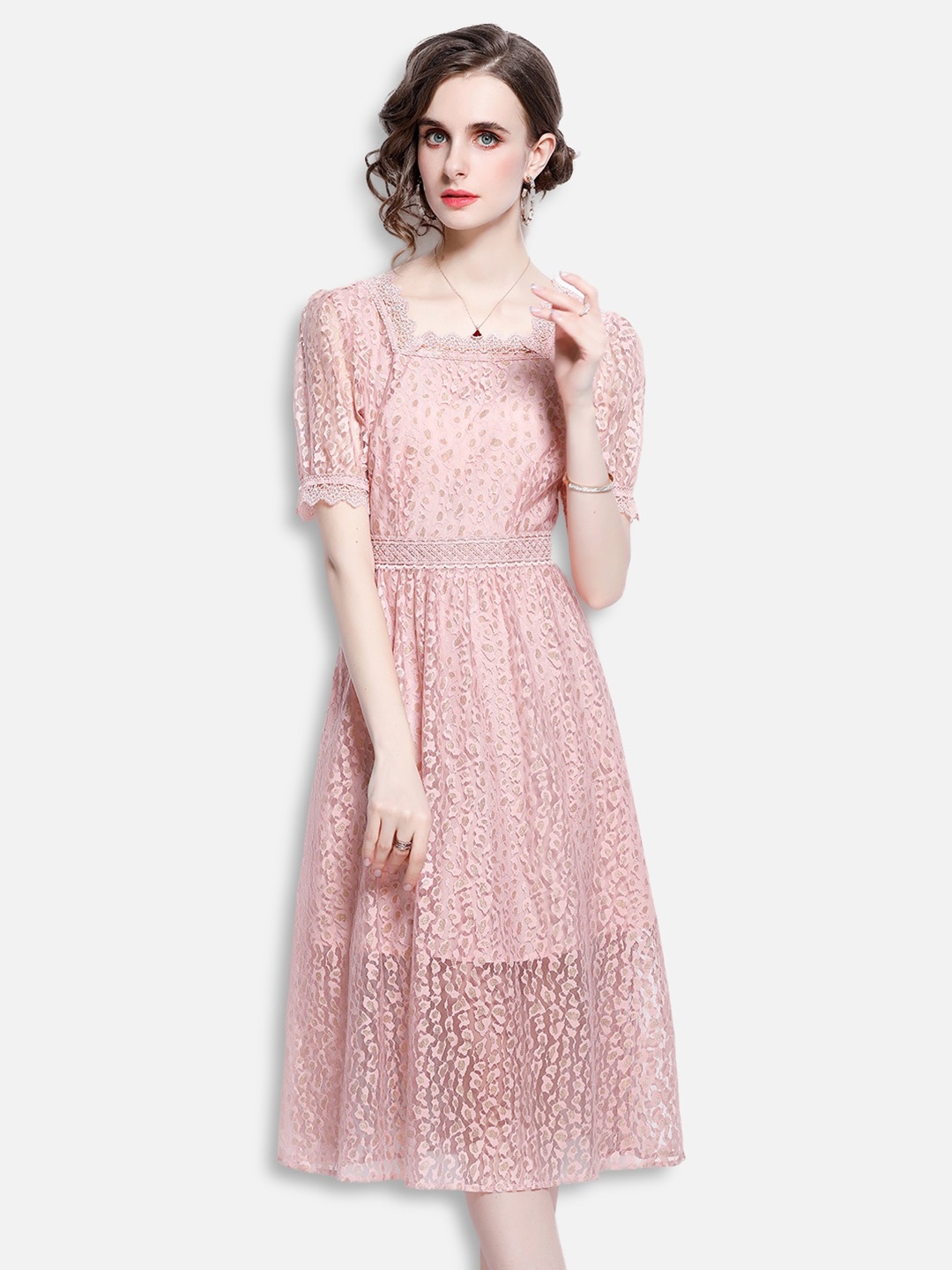 

JC Collection Pink Midi Dress