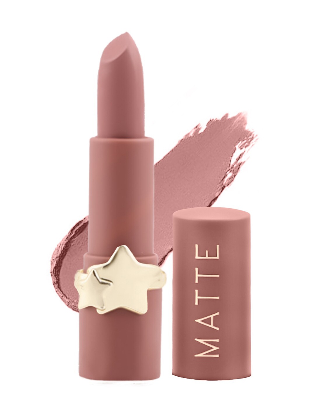 

MISS ROSE Moisturizing Creamy Non Transfer Matte Lipstick - 7301-007B 38, Nude