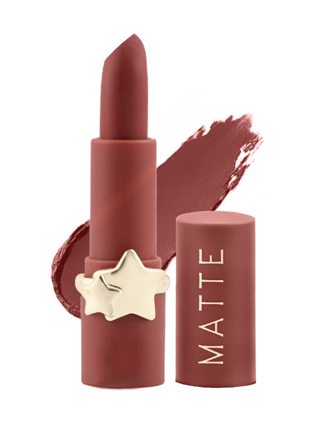 

MISS ROSE Woman Moisturizing Creamy Non Transfer matte Lipstick- 7301-007B 33-Brown