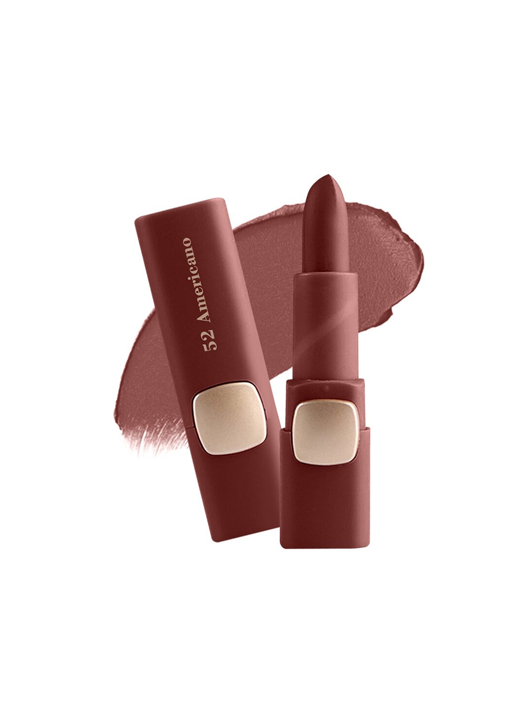 

Miss Rose Brown Moisturizing Creamy Non Transfer matte Lipstick- Americano 52