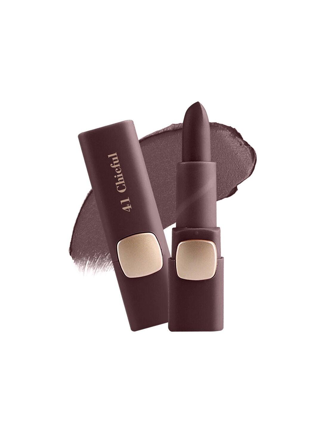

MISS ROSE Bronze 41 Chicful Moisturizing Creamy Non Transfer Matte Lipstick - 20 gm