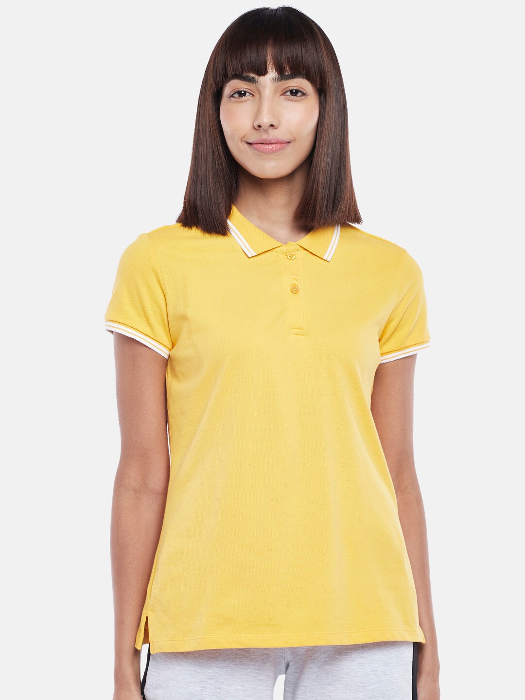 

Ajile by Pantaloons Women Yellow T-shirt