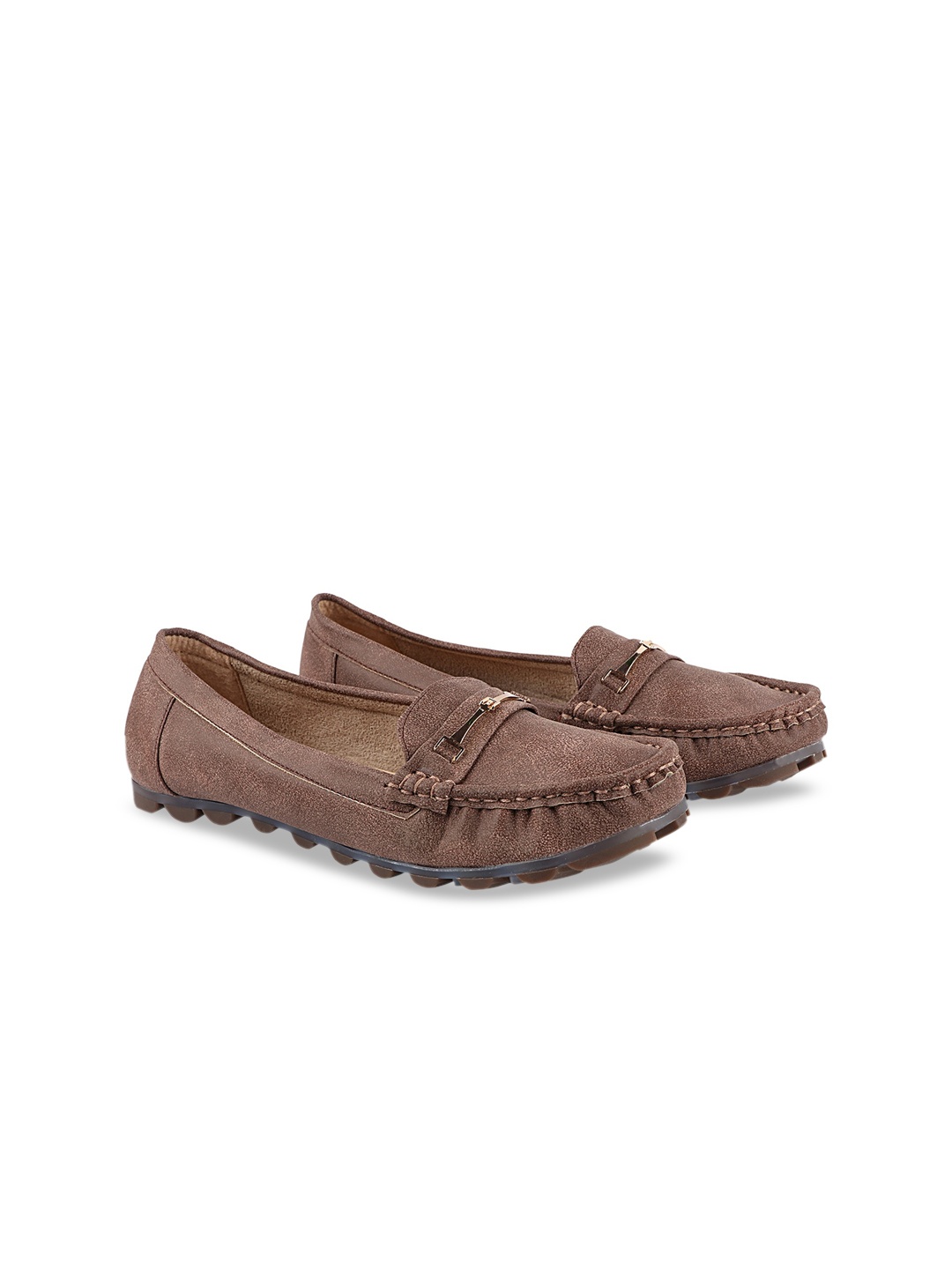 

THE WHITE POLE Women Brown Loafers