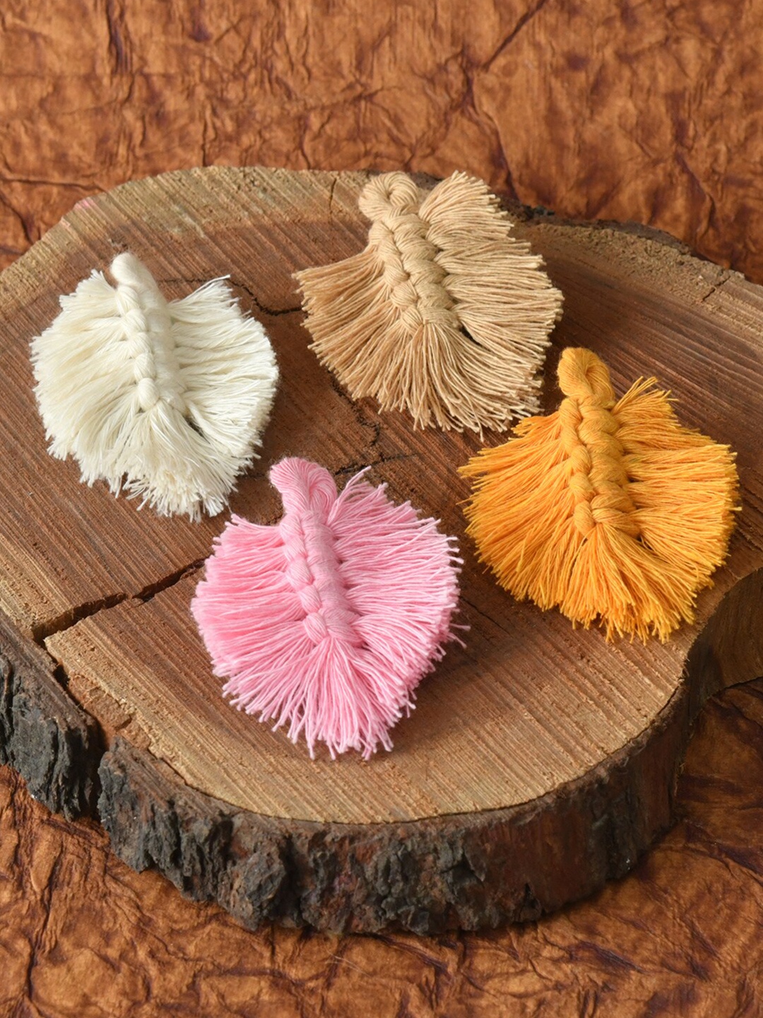 

FUNKRAFTS Girls Pack of 4 Orange Brown and Pink Alligator Hair Clip