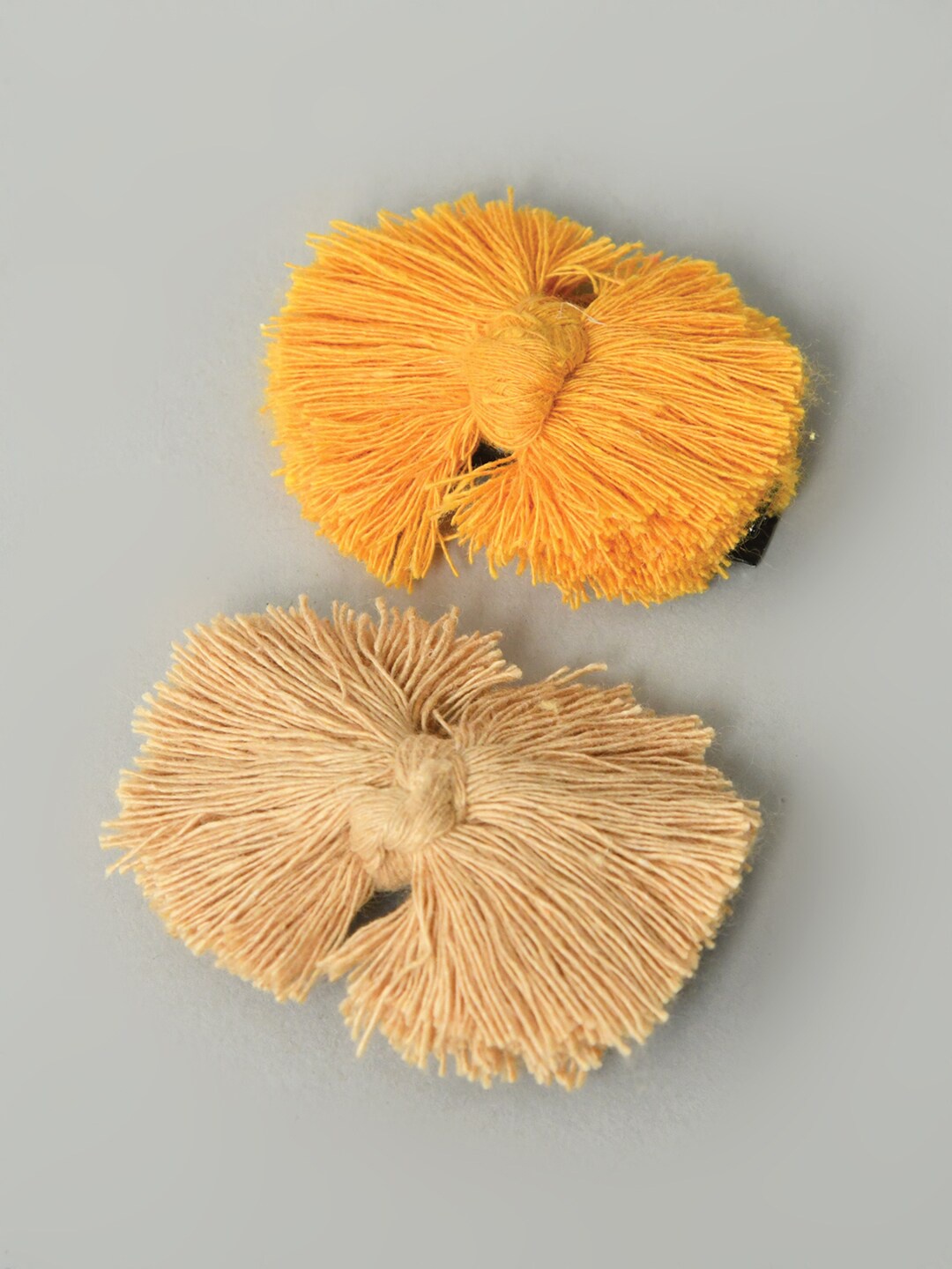 

FUNKRAFTS Girls Orange & Brown Set of 2 Alligator Hair Clip