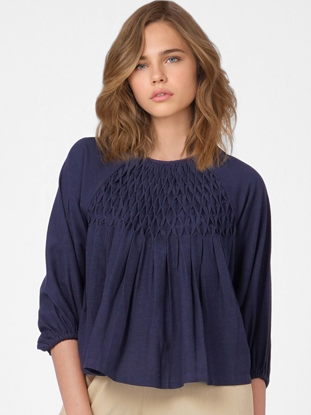 

ONLY Navy Blue A-Line Top