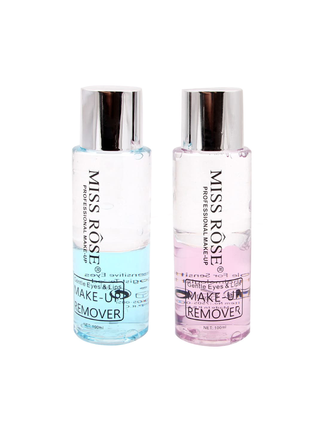 

MISS ROSE Pack of 2 Nourishing Skin Makeup Remover, Transparent