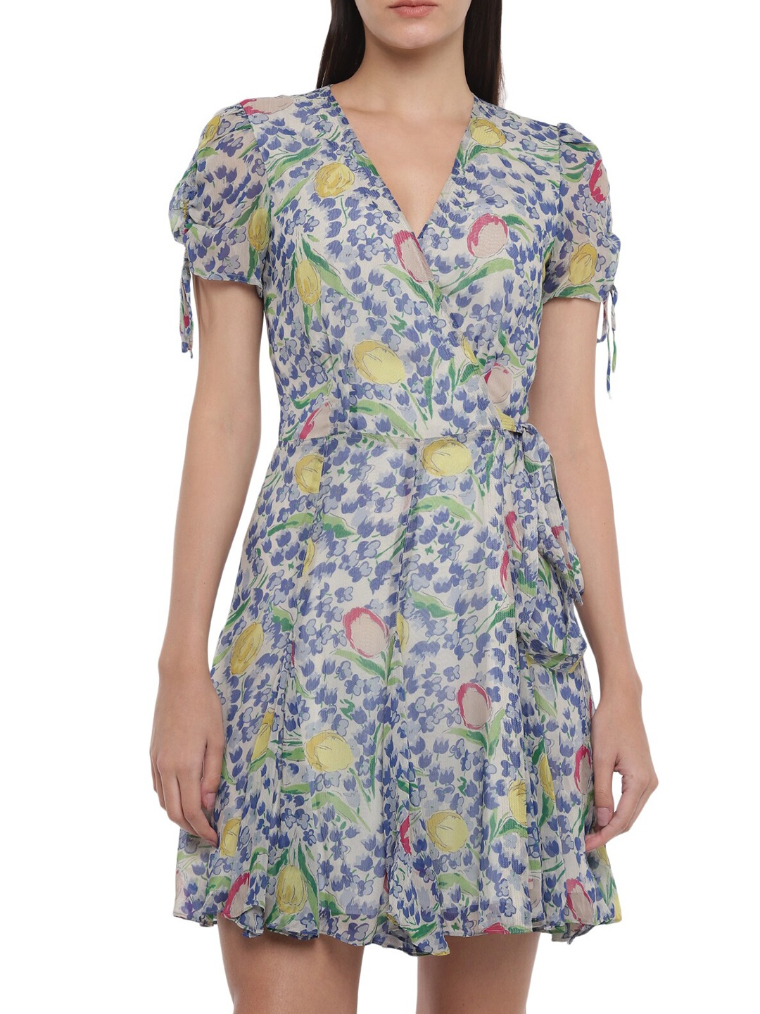 

Polo Ralph Lauren Blue Floral Midi Dress