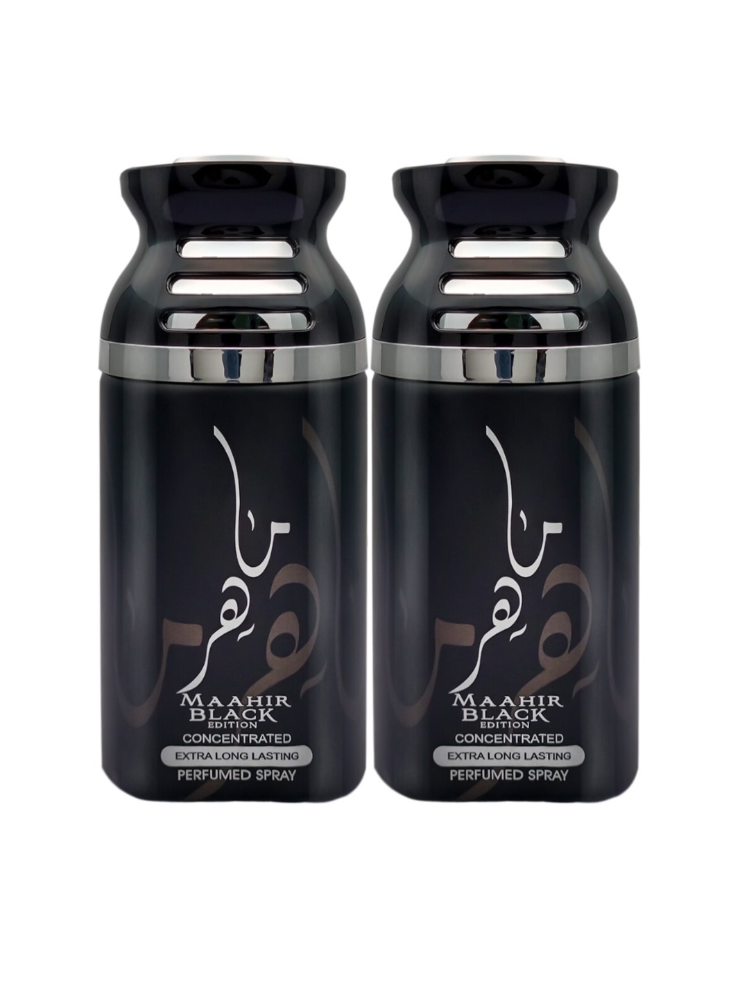 

Lattafa Pack of 2 Maahir Black Perfumed Body Spray 250ml Each