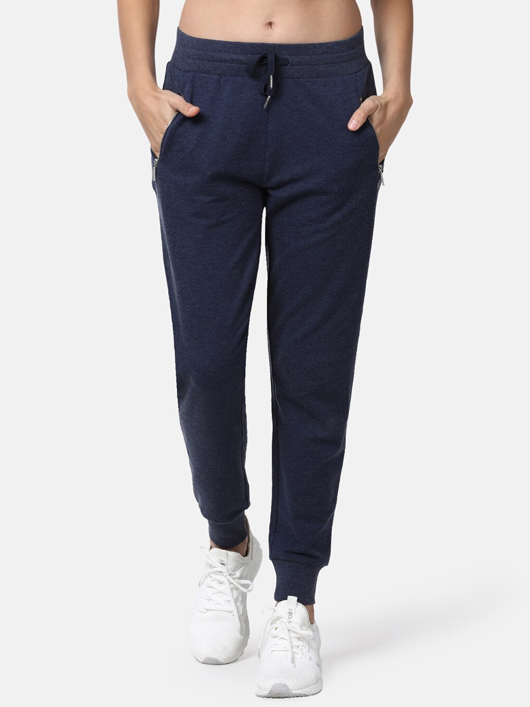 

Enamor Women Navy Blue Slim Fit Joggers