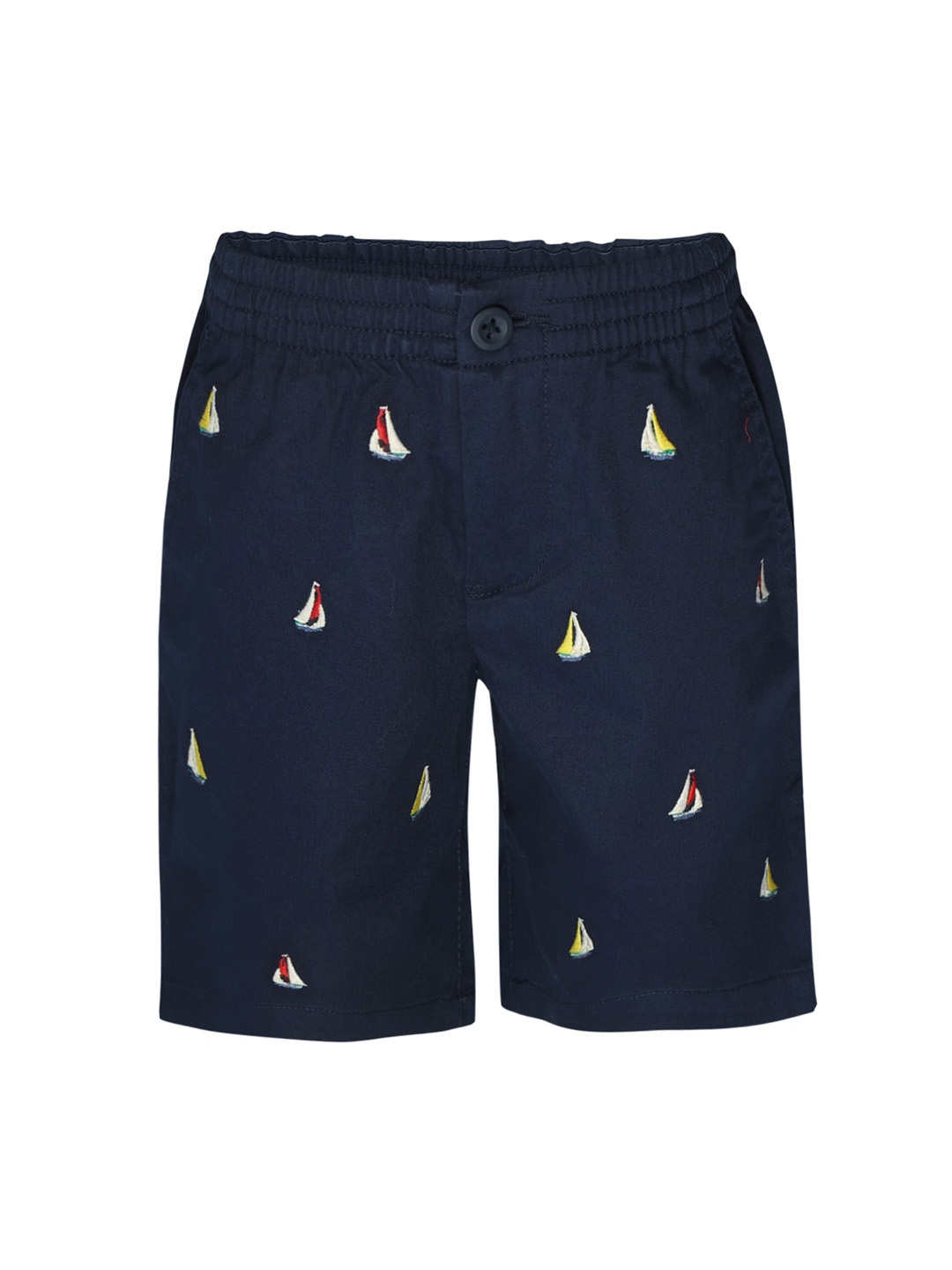 

Polo Ralph Lauren Boys Navy Blue Conversational Printed Pure Cotton Shorts