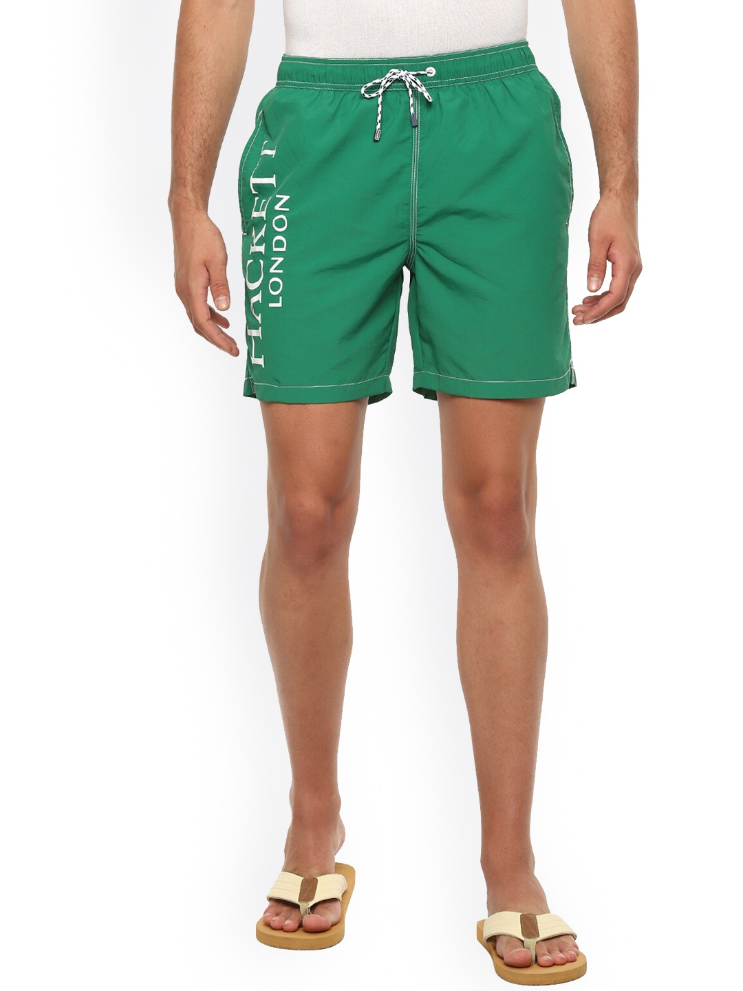 

HACKETT LONDON Men Green Printed Shorts