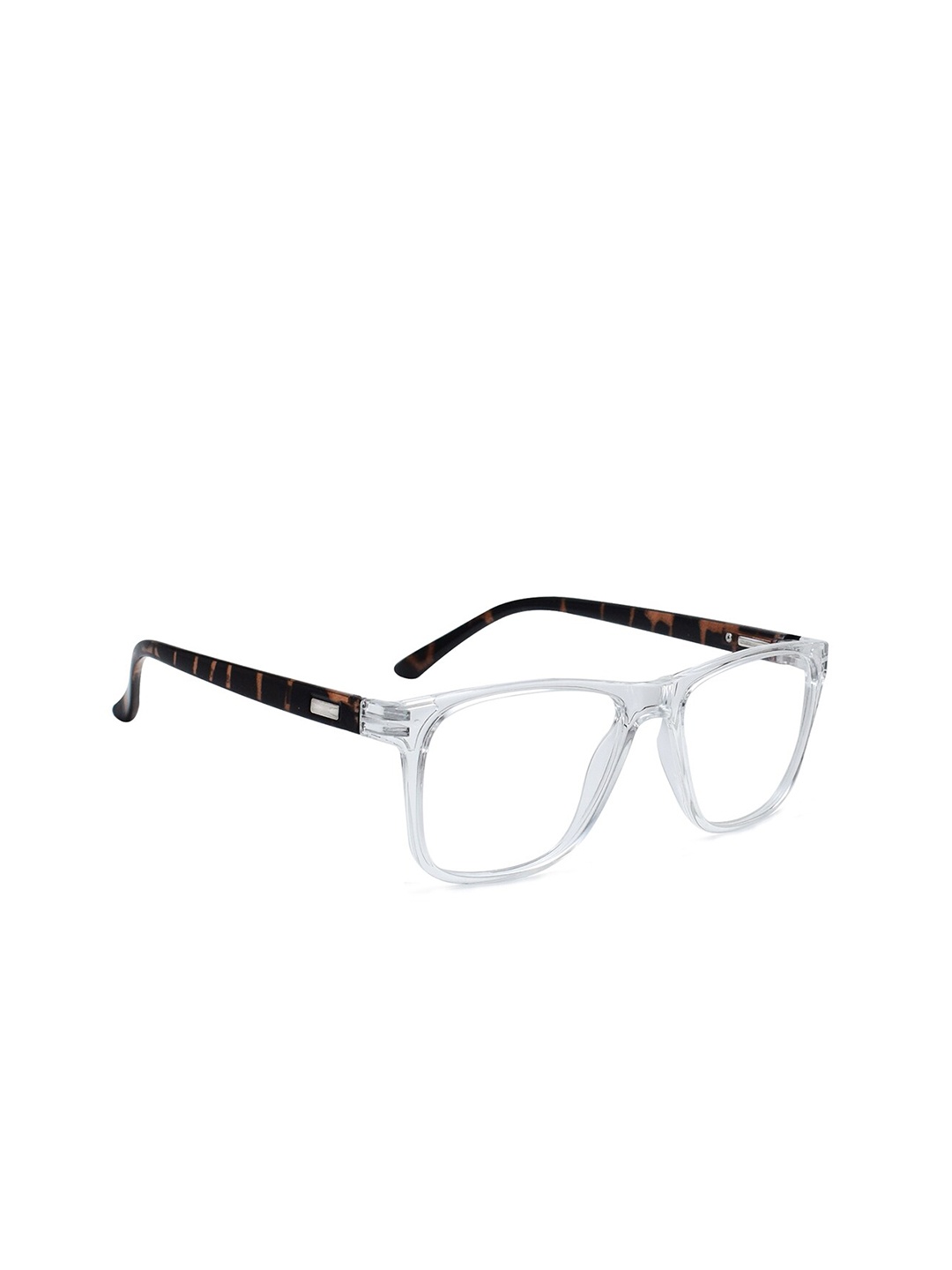 

Peter Jones Eyewear Unisex Brown & White Full Rim Wayfarer Frames M108TDA