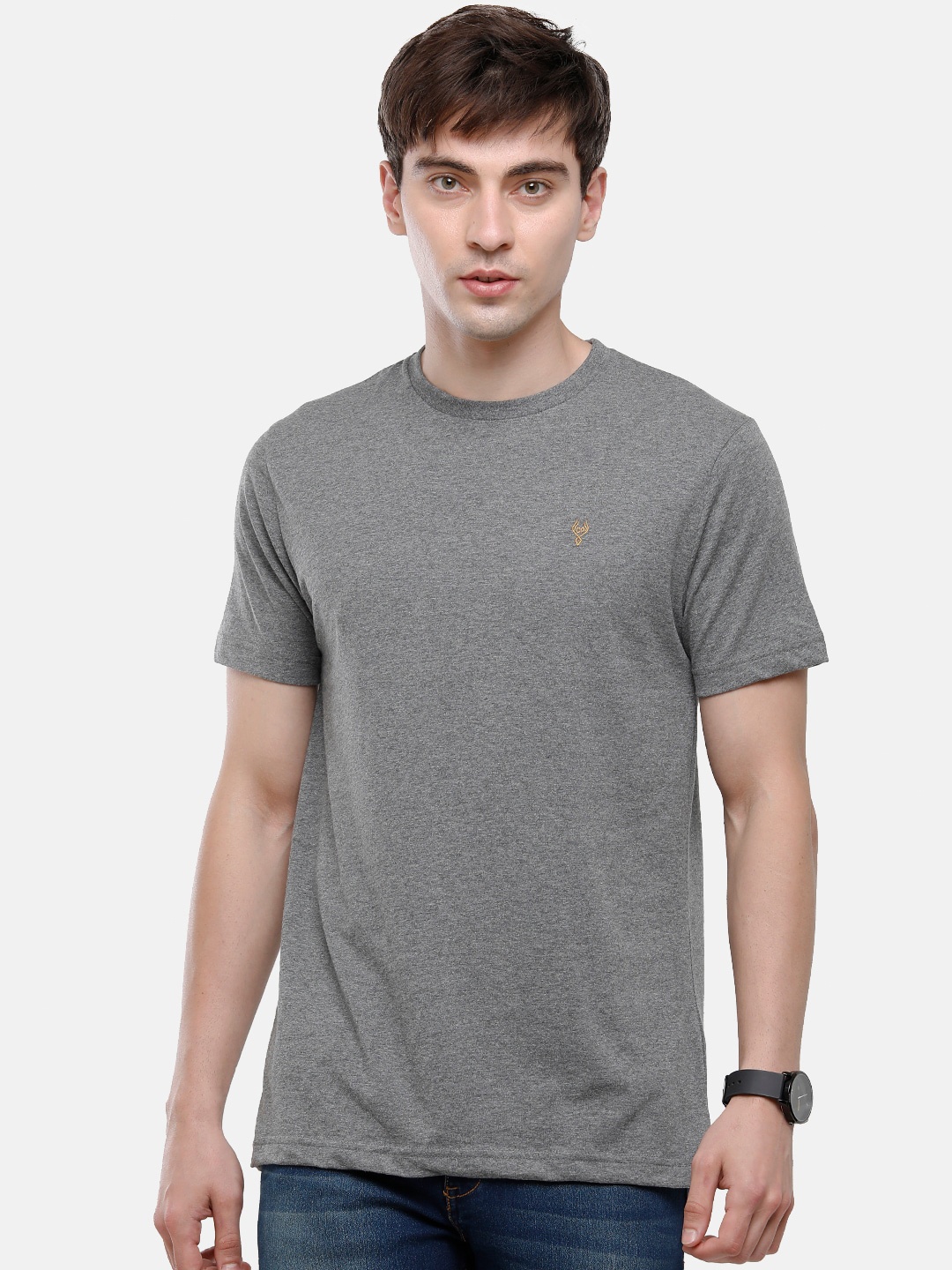 

Classic Polo Men Grey Slim Fit T-shirt