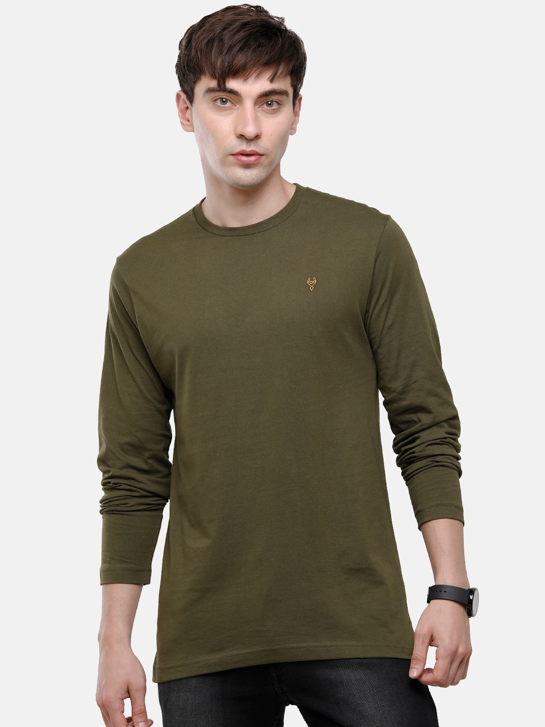 

Classic Polo Men Green Slim Fit T-shirt