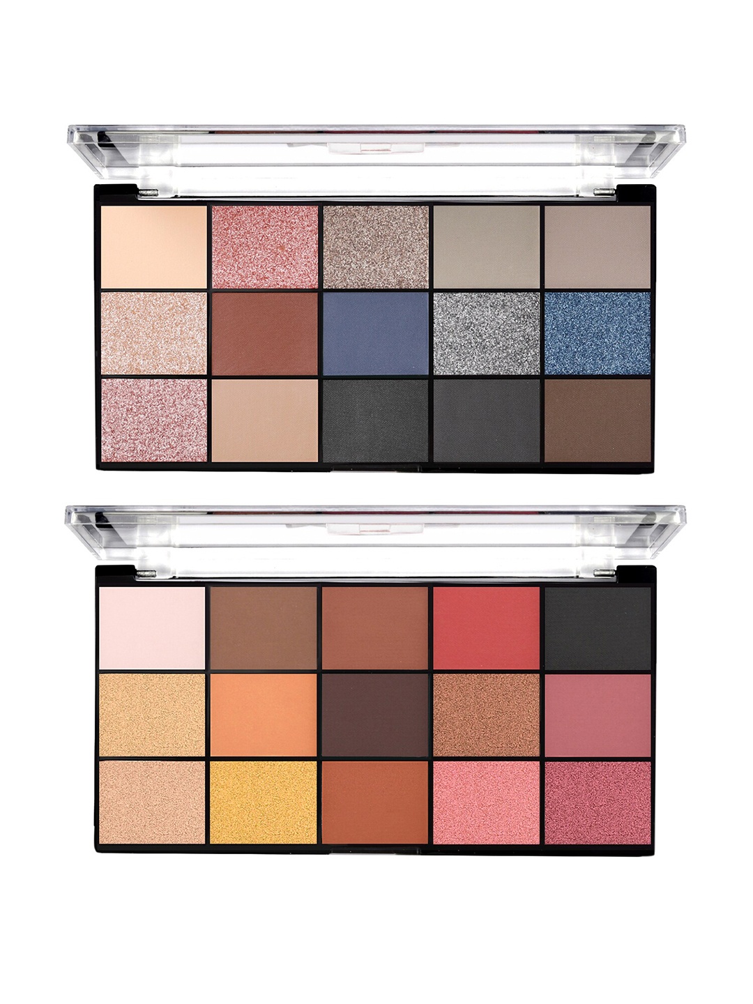 

MARS Set of 2 Fantasy 15 Eyeshadow Palette - Shades 01 & 04, Multi