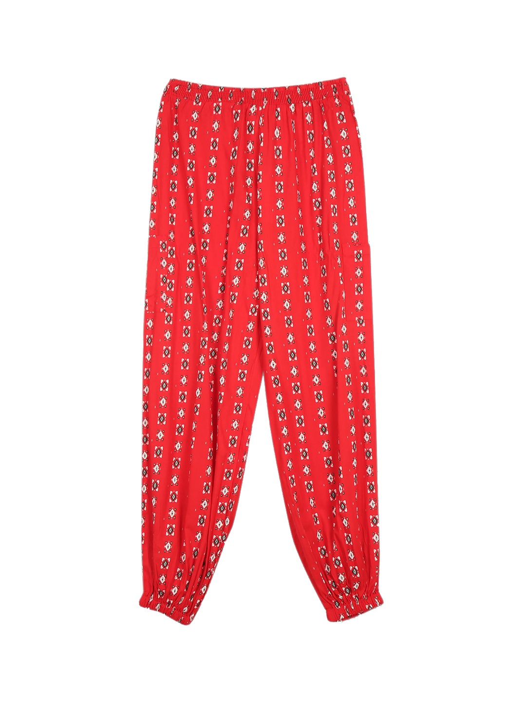 

Cherokee Girls Red Printed Joggers Trousers