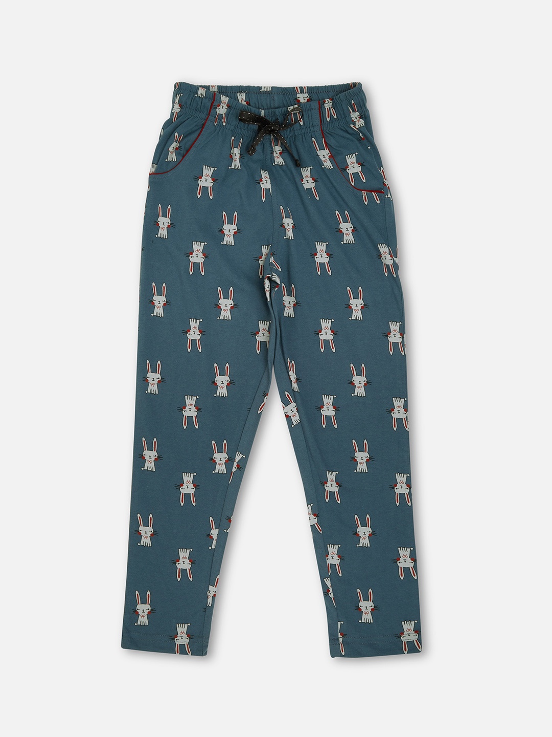 

Sweet Dreams Girls Blue Printed Lounge Pants