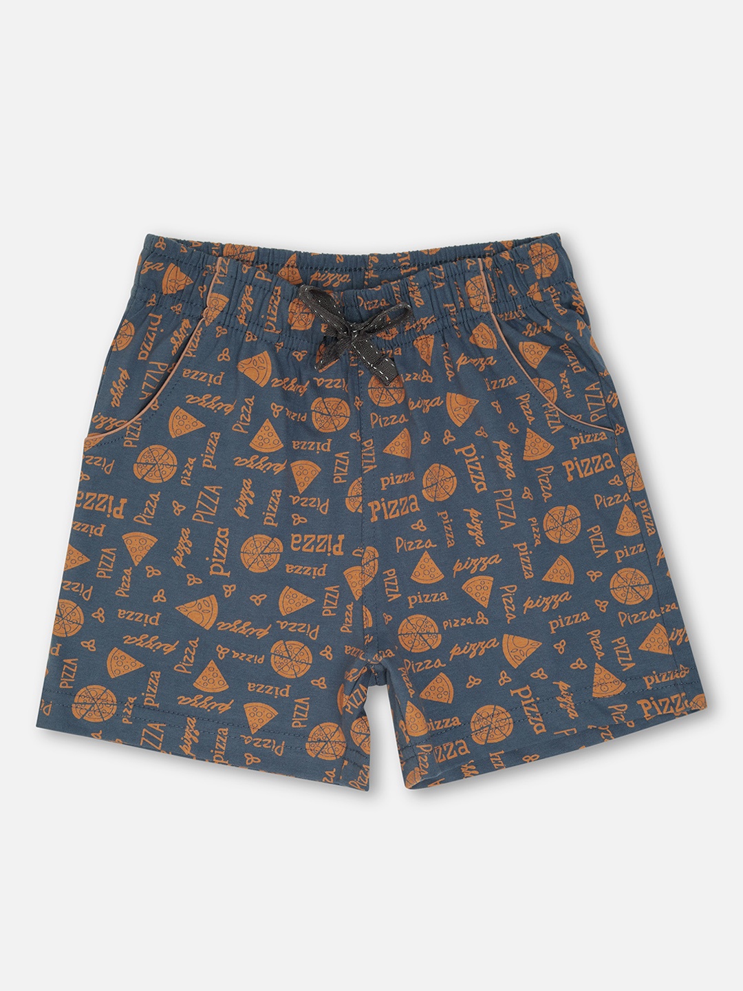 

Sweet Dreams Girls Navy Blue Printed Pure Cotton Shorts