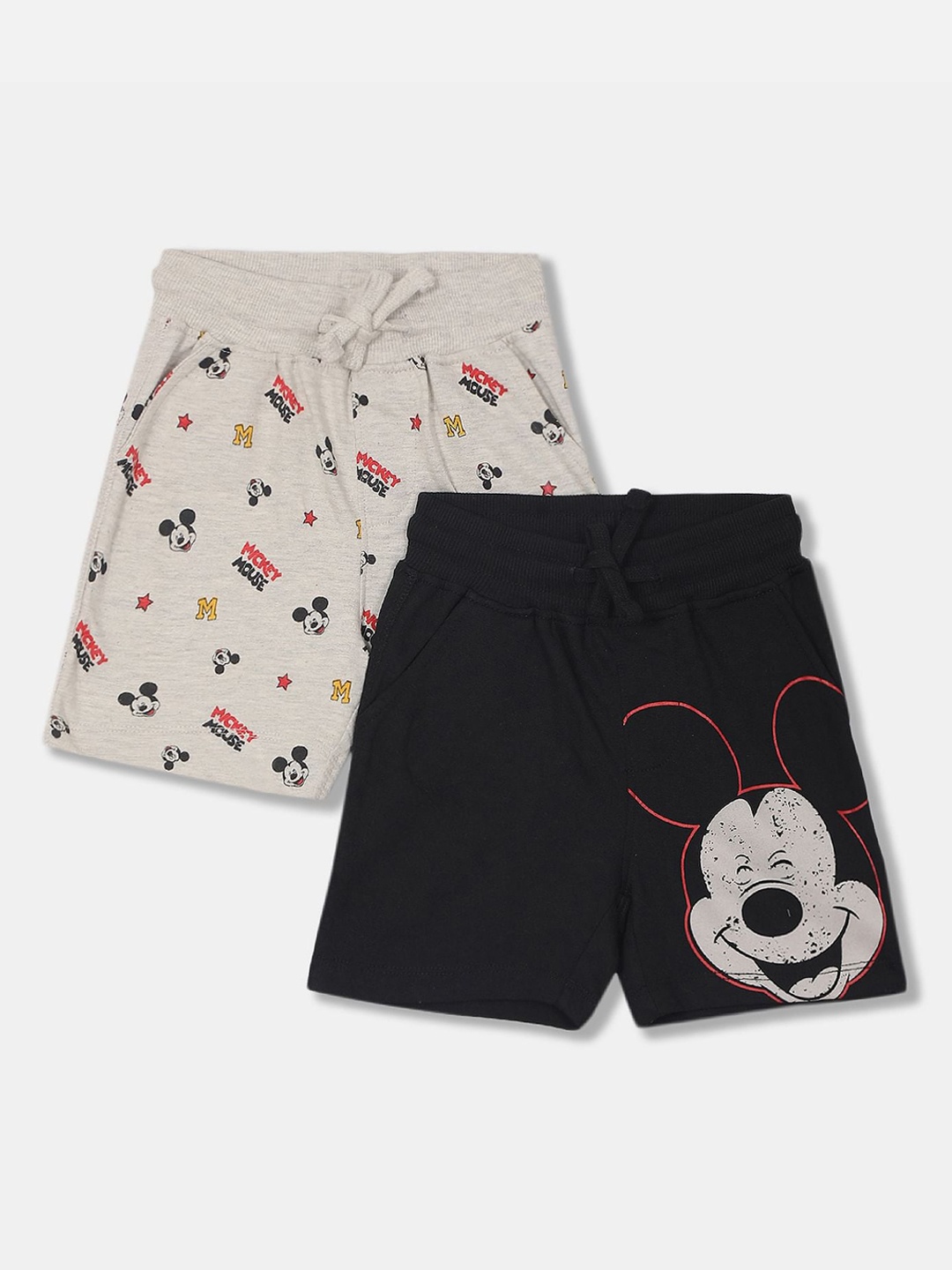 

Colt Boys Assorted Pack of 2 Mickey Mouse Printed Shorts